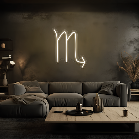 Akrep Burcu Neon Tabela – Led Dekoratif Duvar Aydınlatması