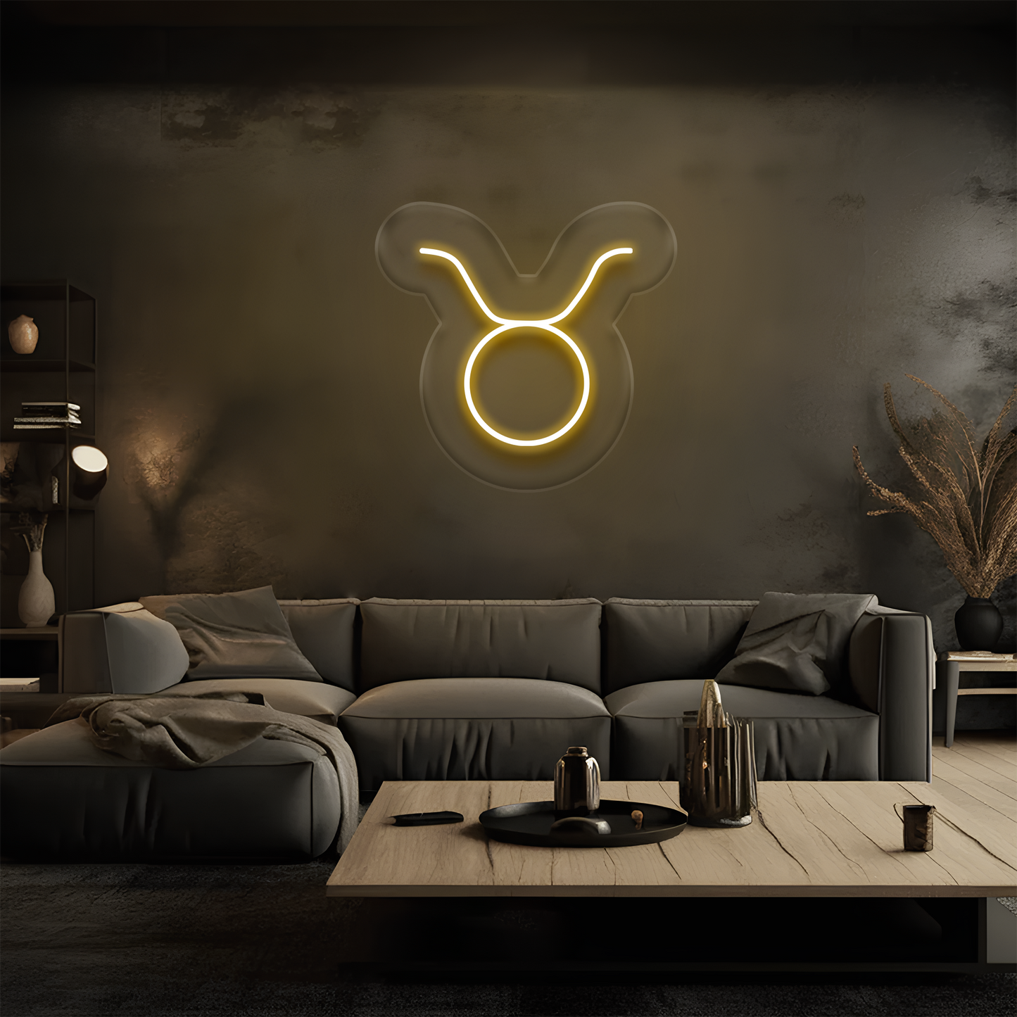 Boğa Burcu Neon Tabela – Led Dekoratif Duvar Aydınlatması