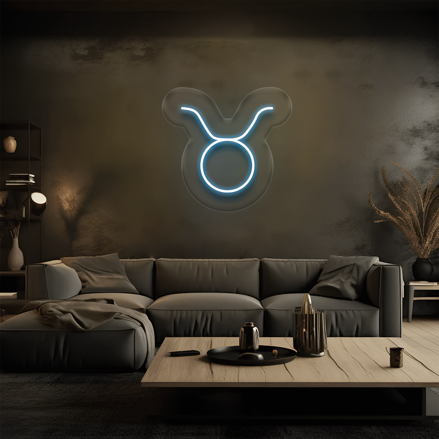 Boğa Burcu Neon Tabela – Led Dekoratif Duvar Aydınlatması