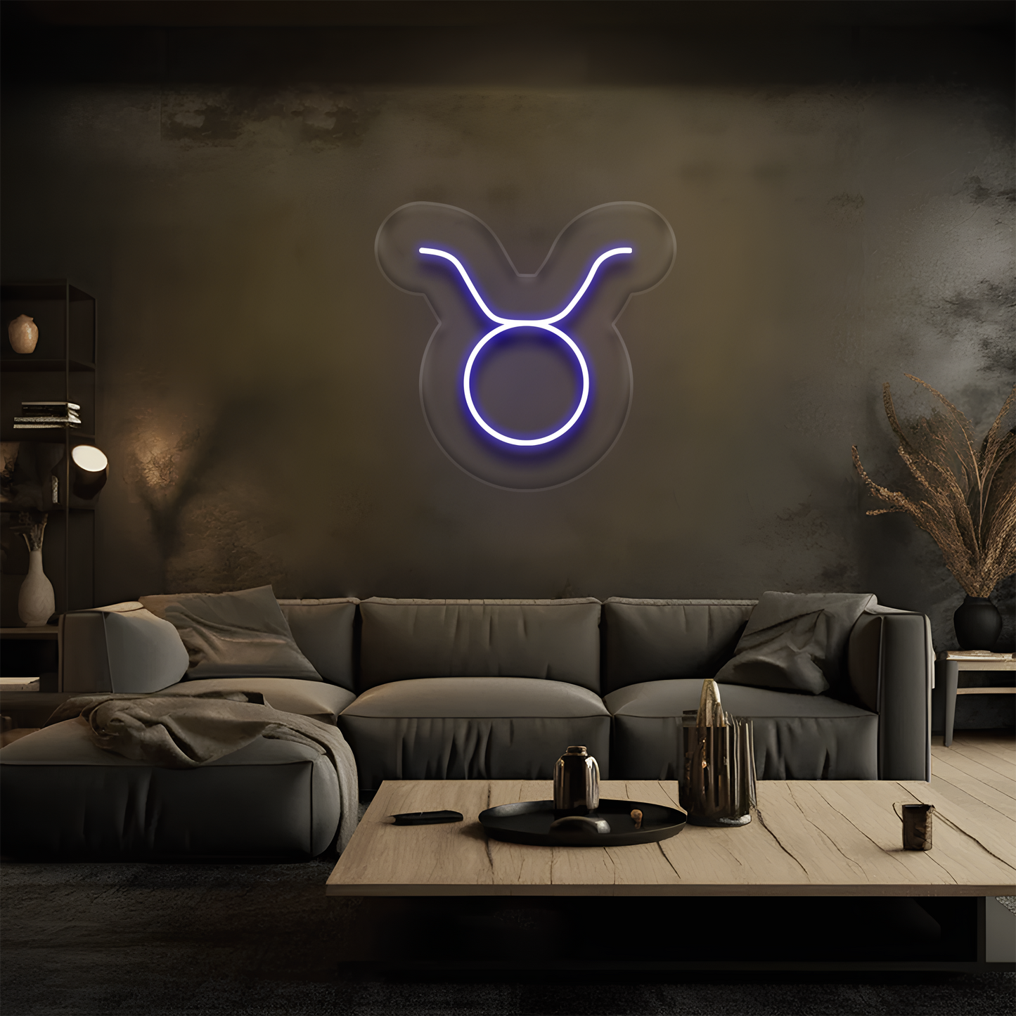 Boğa Burcu Neon Tabela – Led Dekoratif Duvar Aydınlatması
