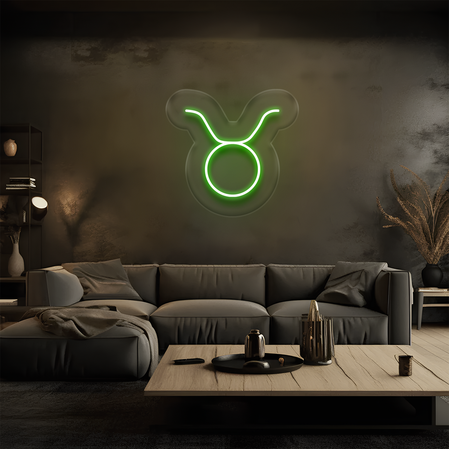 Boğa Burcu Neon Tabela – Led Dekoratif Duvar Aydınlatması