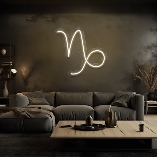 Oğlak Burcu Neon Tabela – Led Dekoratif Duvar Aydınlatması