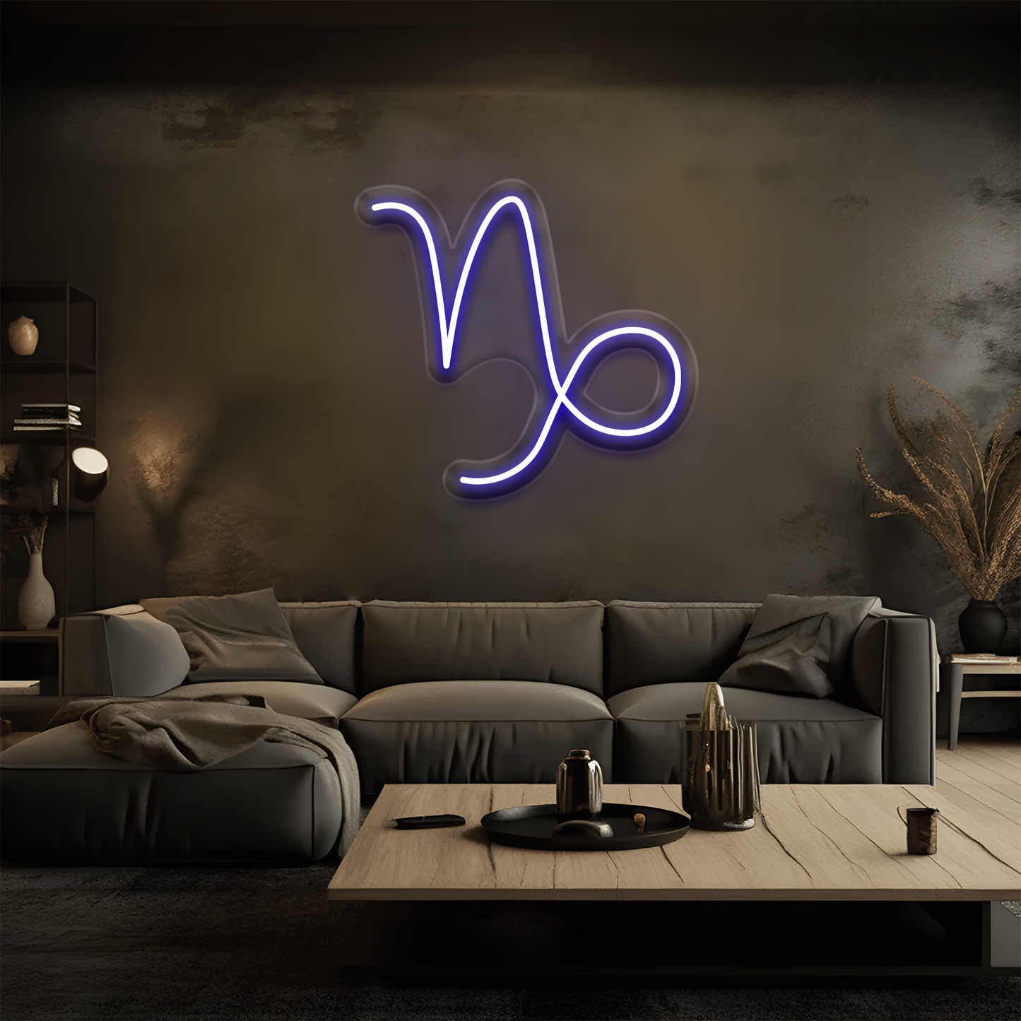 Oğlak Burcu Neon Tabela – Led Dekoratif Duvar Aydınlatması