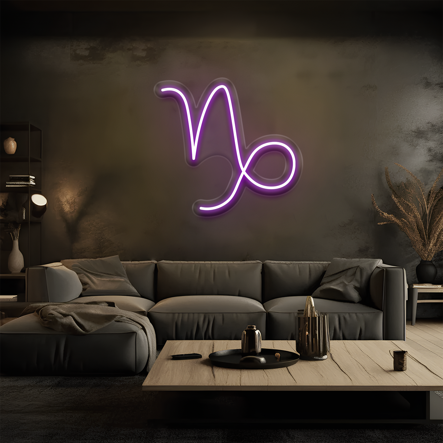 Oğlak Burcu Neon Tabela – Led Dekoratif Duvar Aydınlatması