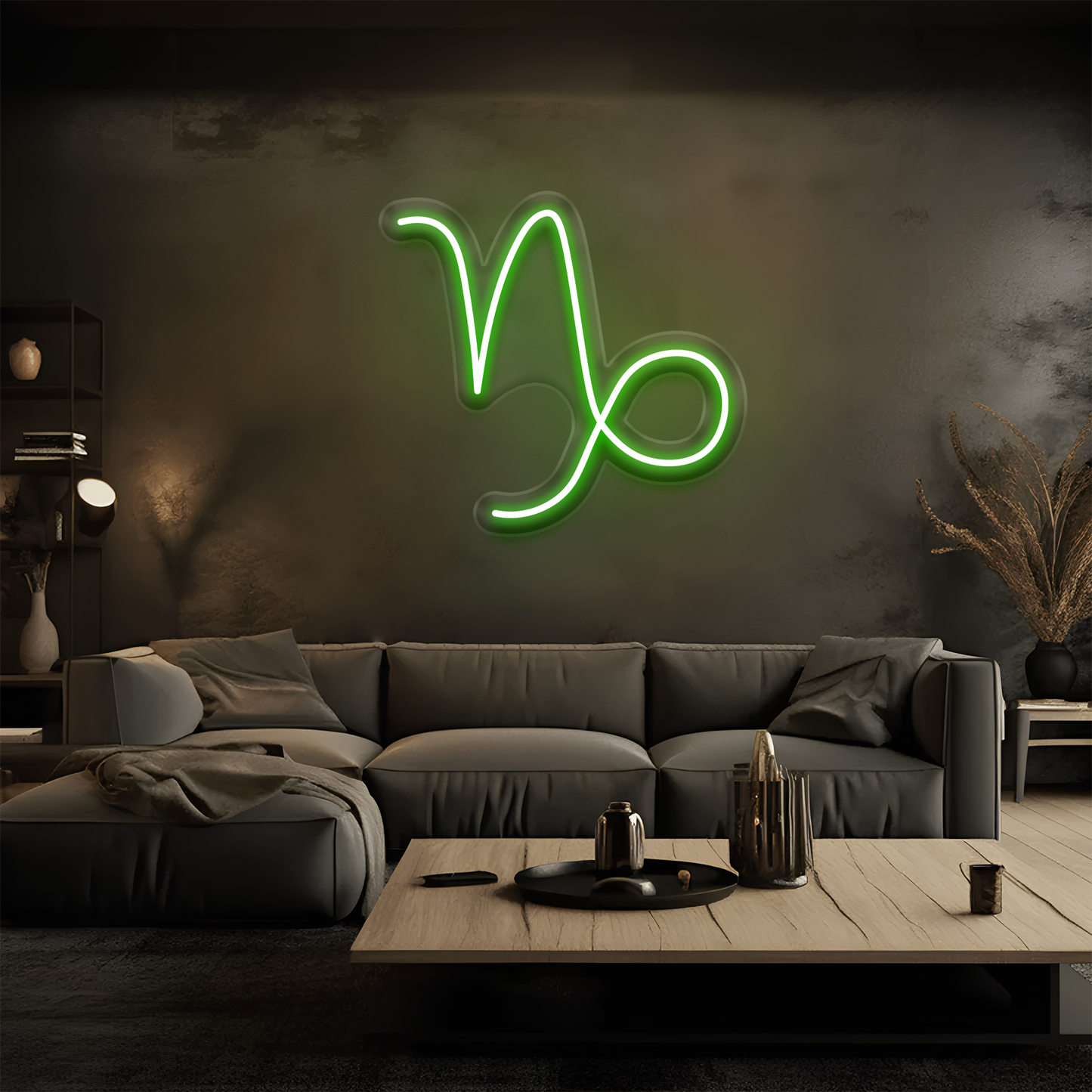 Oğlak Burcu Neon Tabela – Led Dekoratif Duvar Aydınlatması