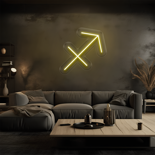 Yay Burcu Neon Tabela – Led Dekoratif Duvar Aydınlatması