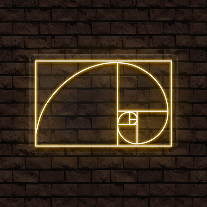 Altın Oran Neon Tabela – Led Dekoratif Duvar Aydınlatması