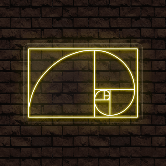 Altın Oran Neon Tabela – Led Dekoratif Duvar Aydınlatması