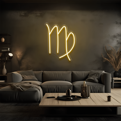 Başak Burcu Neon Tabela – Led Dekoratif Duvar Aydınlatması