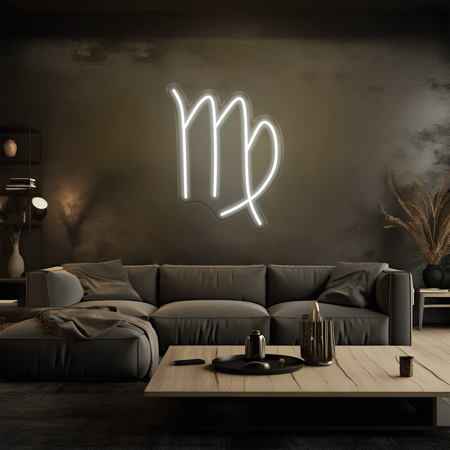 Başak Burcu Neon Tabela – Led Dekoratif Duvar Aydınlatması