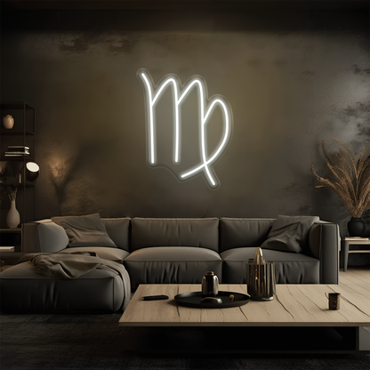 Başak Burcu Neon Tabela – Led Dekoratif Duvar Aydınlatması