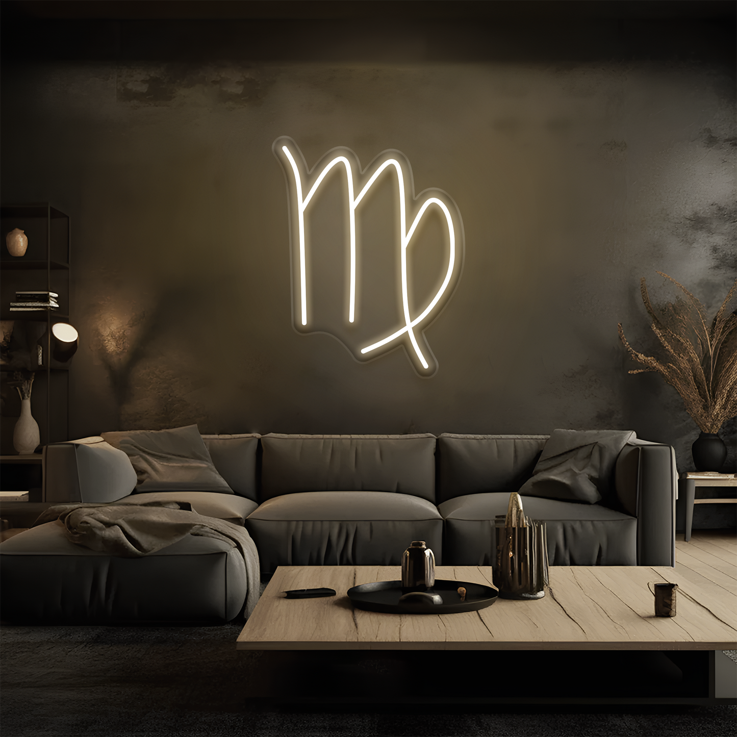 Başak Burcu Neon Tabela – Led Dekoratif Duvar Aydınlatması