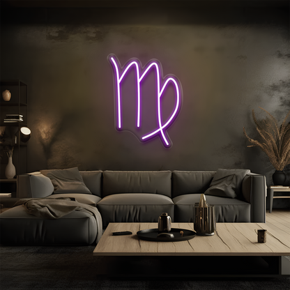 Başak Burcu Neon Tabela – Led Dekoratif Duvar Aydınlatması