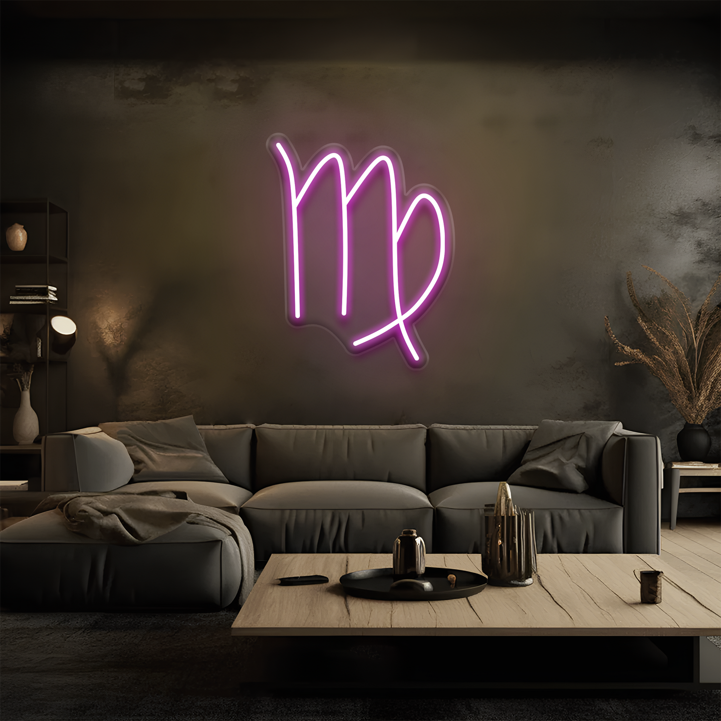 Başak Burcu Neon Tabela – Led Dekoratif Duvar Aydınlatması