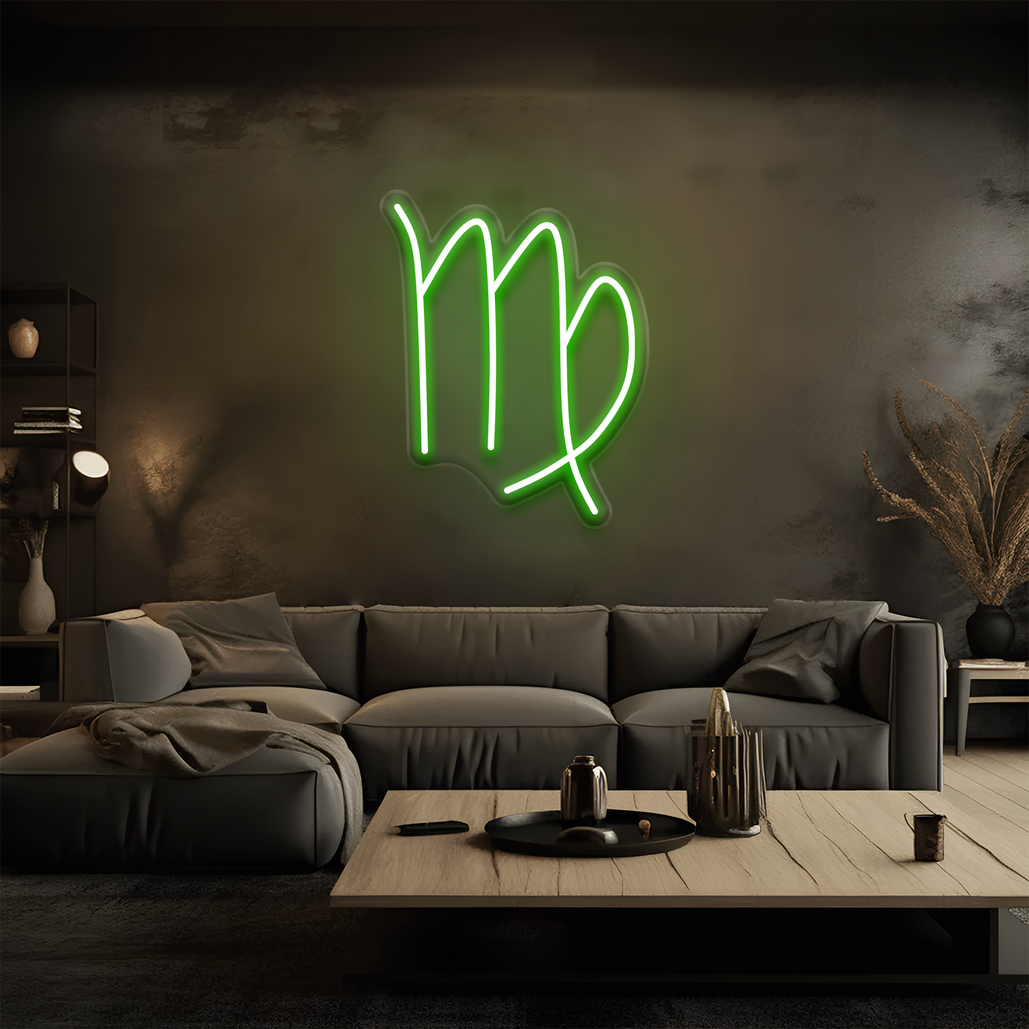 Başak Burcu Neon Tabela – Led Dekoratif Duvar Aydınlatması