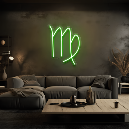 Başak Burcu Neon Tabela – Led Dekoratif Duvar Aydınlatması