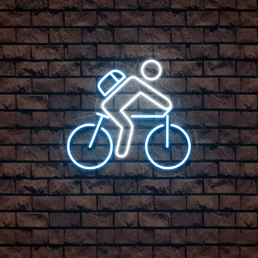 Bisiklet Alanı Neon Tabela – Led Dekoratif Duvar Aydınlatması