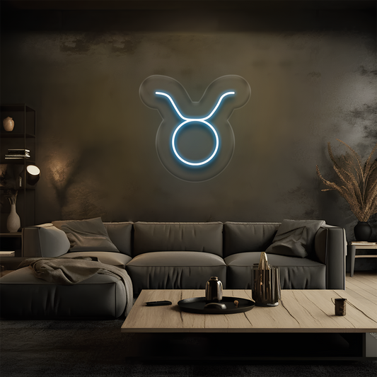 Boğa Burcu Neon Tabela – Led Dekoratif Duvar Aydınlatması